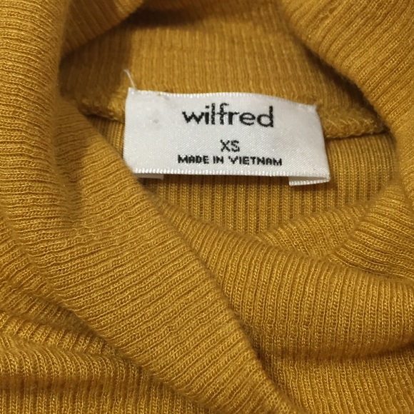 Aritzia Wilfred Only Turtleneck Cairo Gold XS - Picture 4 of 7